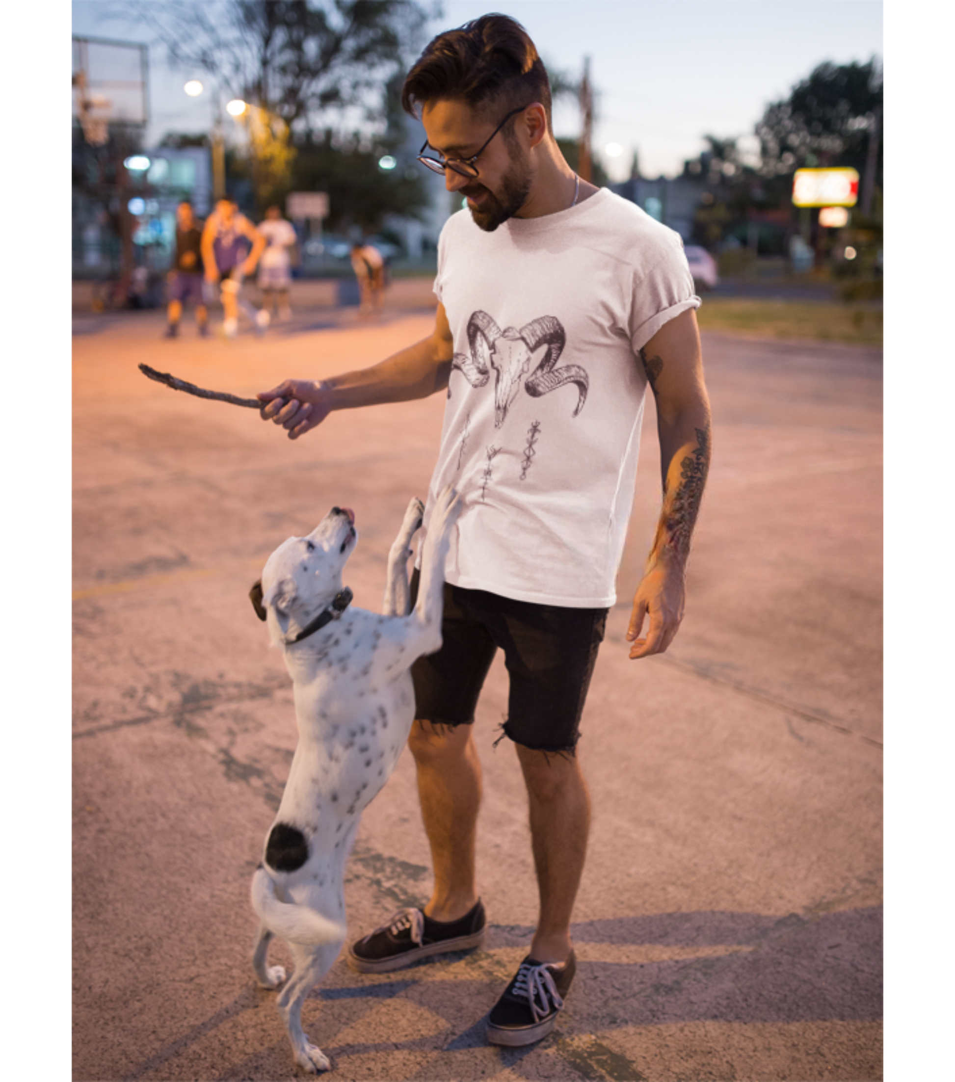 Bohemian Ram Print T-Shirt - Unisex Soft style Tee | Casual Wear | Graphic Top | Unique Gift | Festival Style
